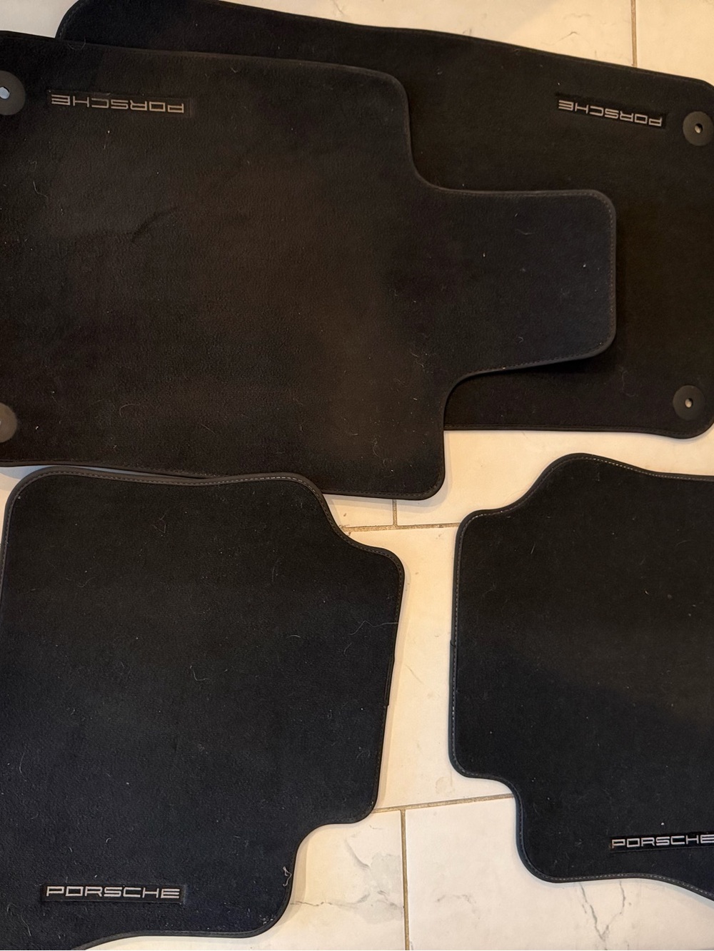 Porsche Original OEM Porsche Panamera Black Carpet Floor Mats